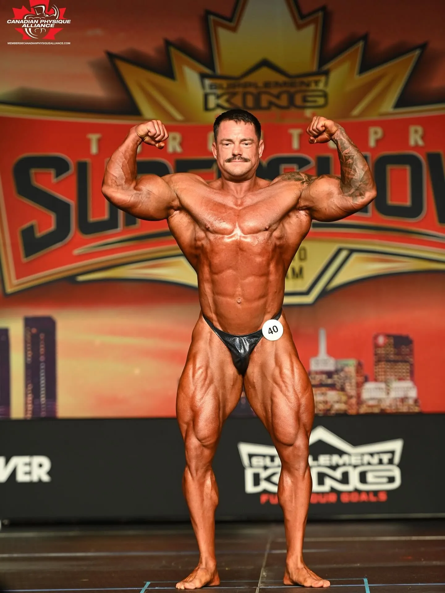 Carl Lepage, IFBB Pro, sur scène